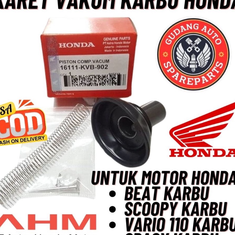 Best Seller ORIGINAL AHM Karet Vakum Karburator vario karbu  karet vacum beat karbu  karet vacum sco