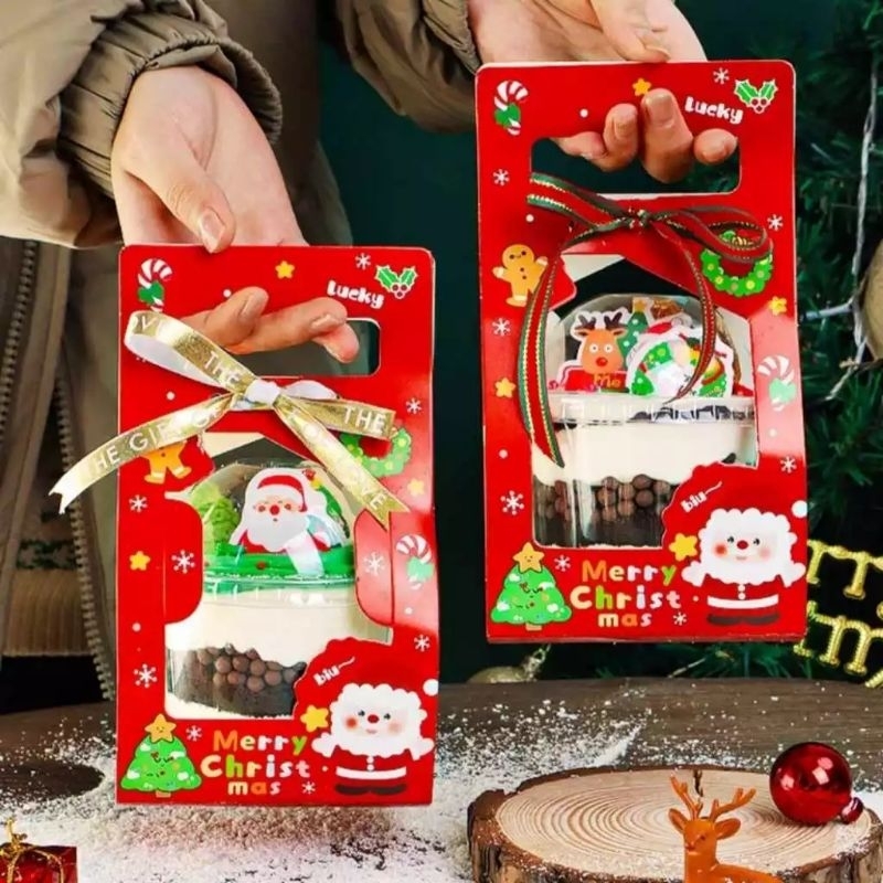 Sleeve Box hampers untuk 1 toples jar cookies ukuran 500ml