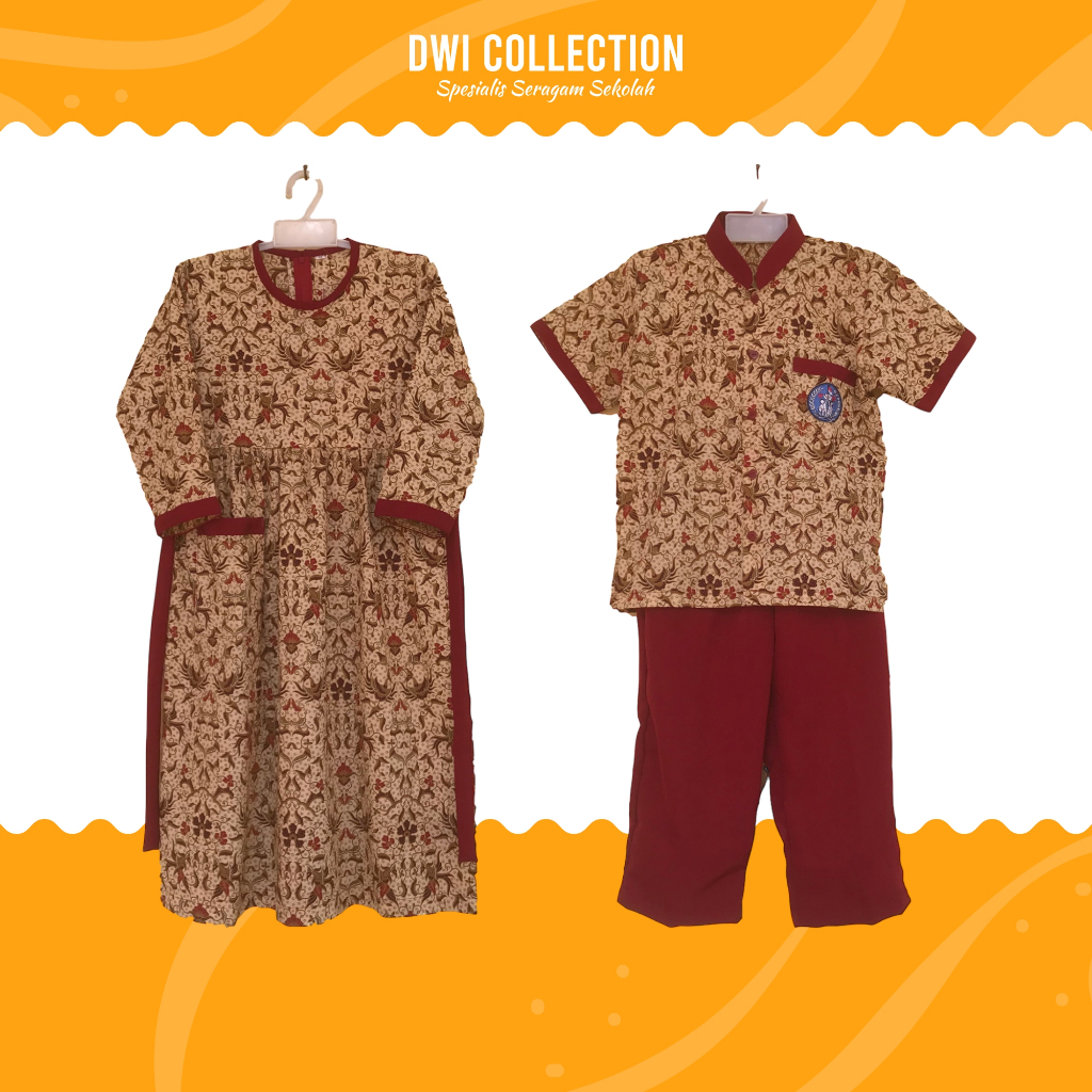 SERAGAM MUSLIM BATIK ANAK SEKOLAH PAUD / TK