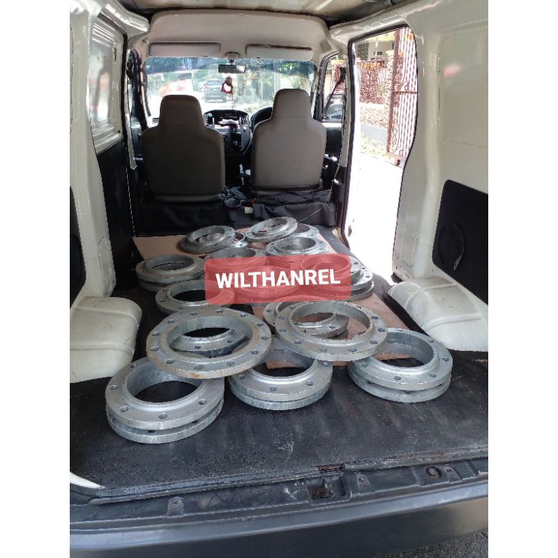 flange ansi galvanis #150 8" besi