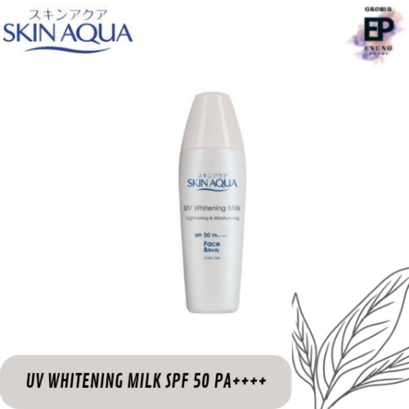 SKIN AQUA UV WHITENING MILK SPF 50 PA++++ || SUNSCREEN SKIN AQUA SPF 50 PUTIH