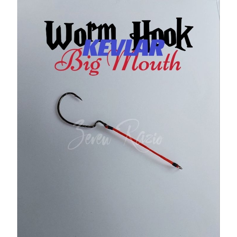 Worm Hook Witch Kevlar Big Mouth For Soft Lure Silencer Paddle Pop Kankore Runner Frog Z-Man BKK Sil