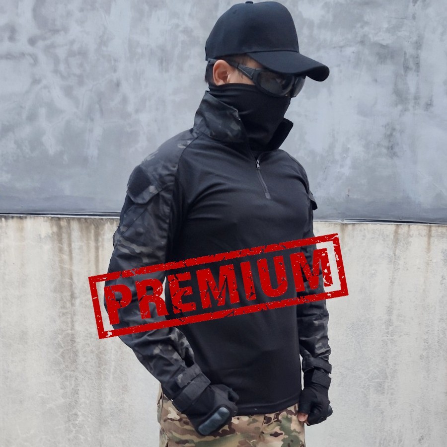 Kaos Tactical Kaos Combat Shirt BDU Tactical Militer Lengan Panjang G3