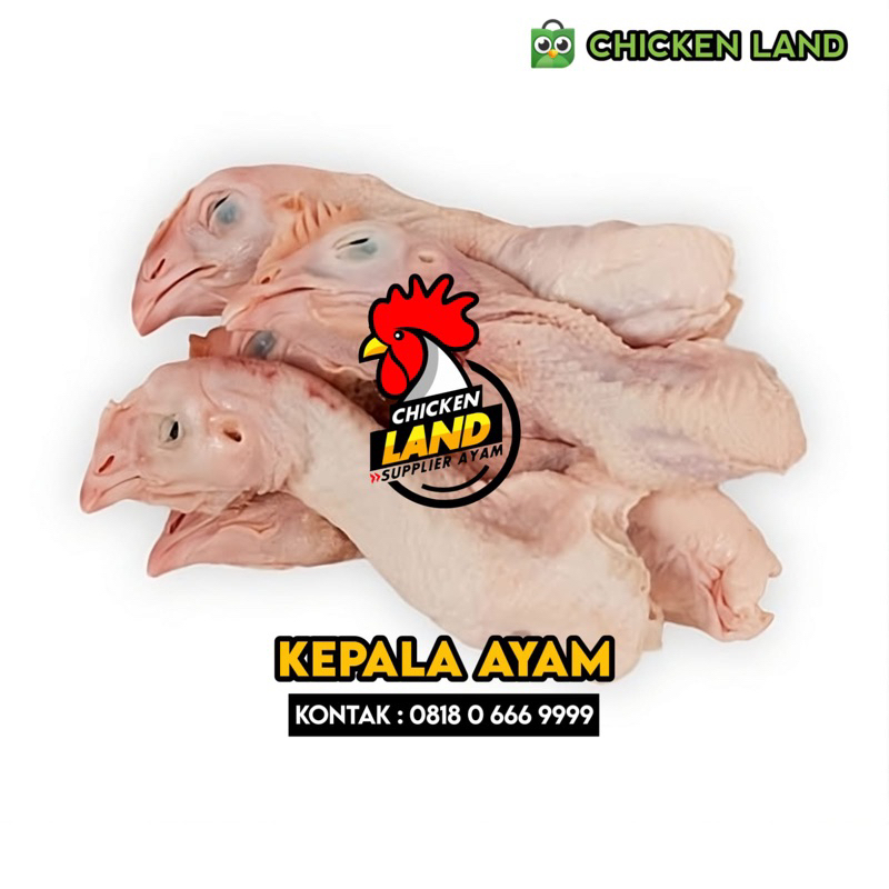 

Kepala Ayam Broiler 1Kg (isi 6-7 pcs)