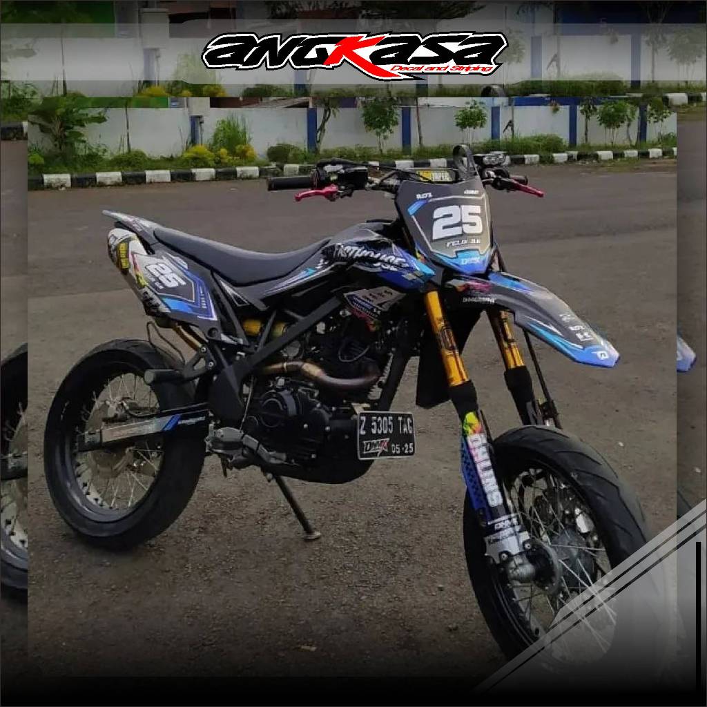 DECAL COSTUM STIKER KLX DTRACKER TERBARU
