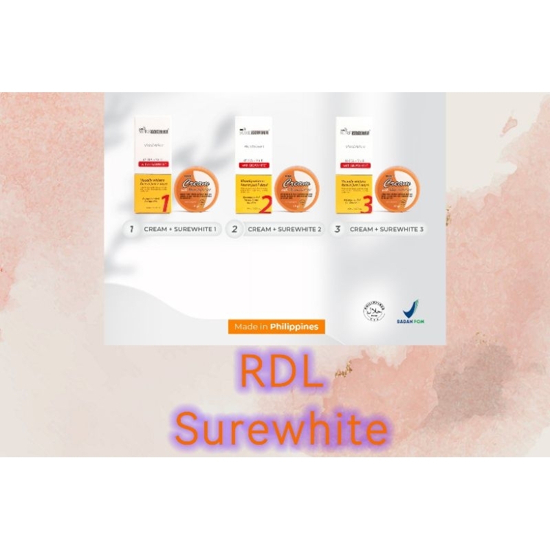 RDL surewhite no. 1/2/3