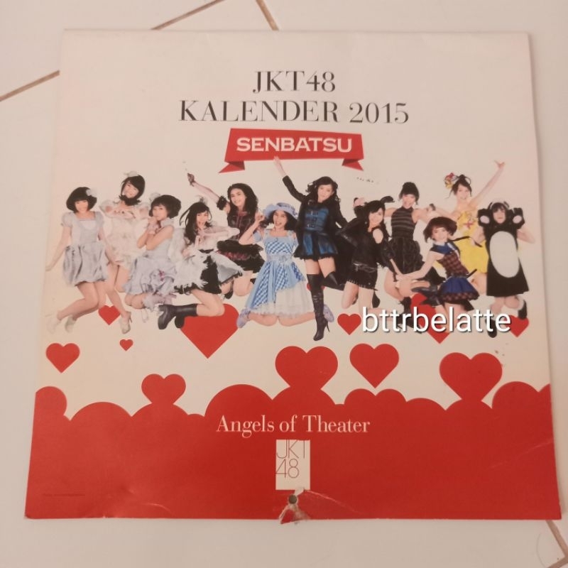 JKT48 CALENDAR KALENDER 2015 SENBATSU
