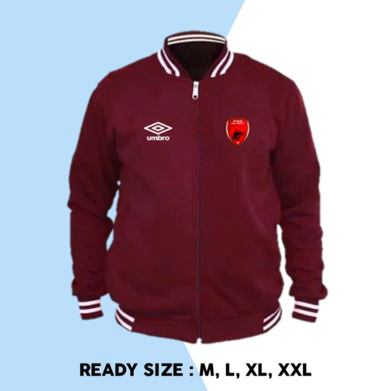 JAKET VARSITY DISTRO BOLA PSM MAKASSAR TERBARU - JAKET BOLA PSM MAKASSAR PREMIUM