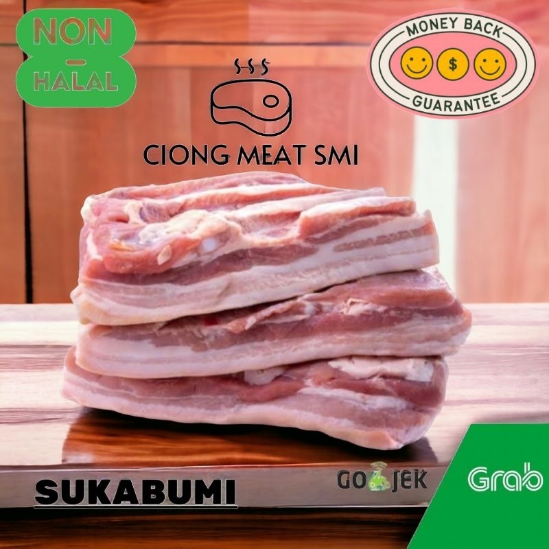 

Samcan Murni IMPORT Babi Pork Belly Daging Babi Panggang Samcan Babi Hong Packing 1KG 1000Gram