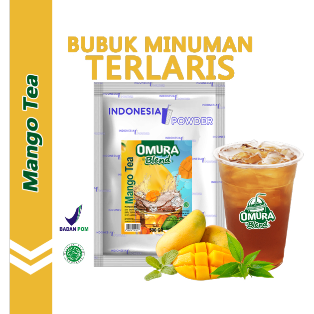 

Mango Tea 500gr / Teh Mango / Indonesia Powder / Bubuk Berkualitas / Omura Blend