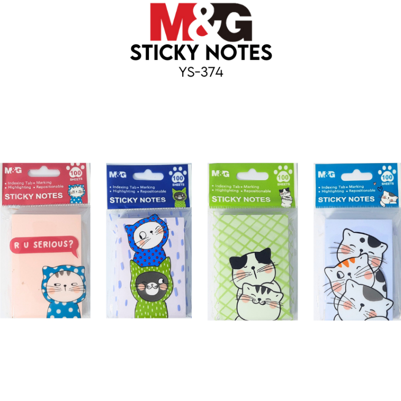 

TBMO M&G STICKY NOTES SO MANY CATS 3X2 COLOR 100S 76X51MM - 10012980/AS32V119 / Sticky Note