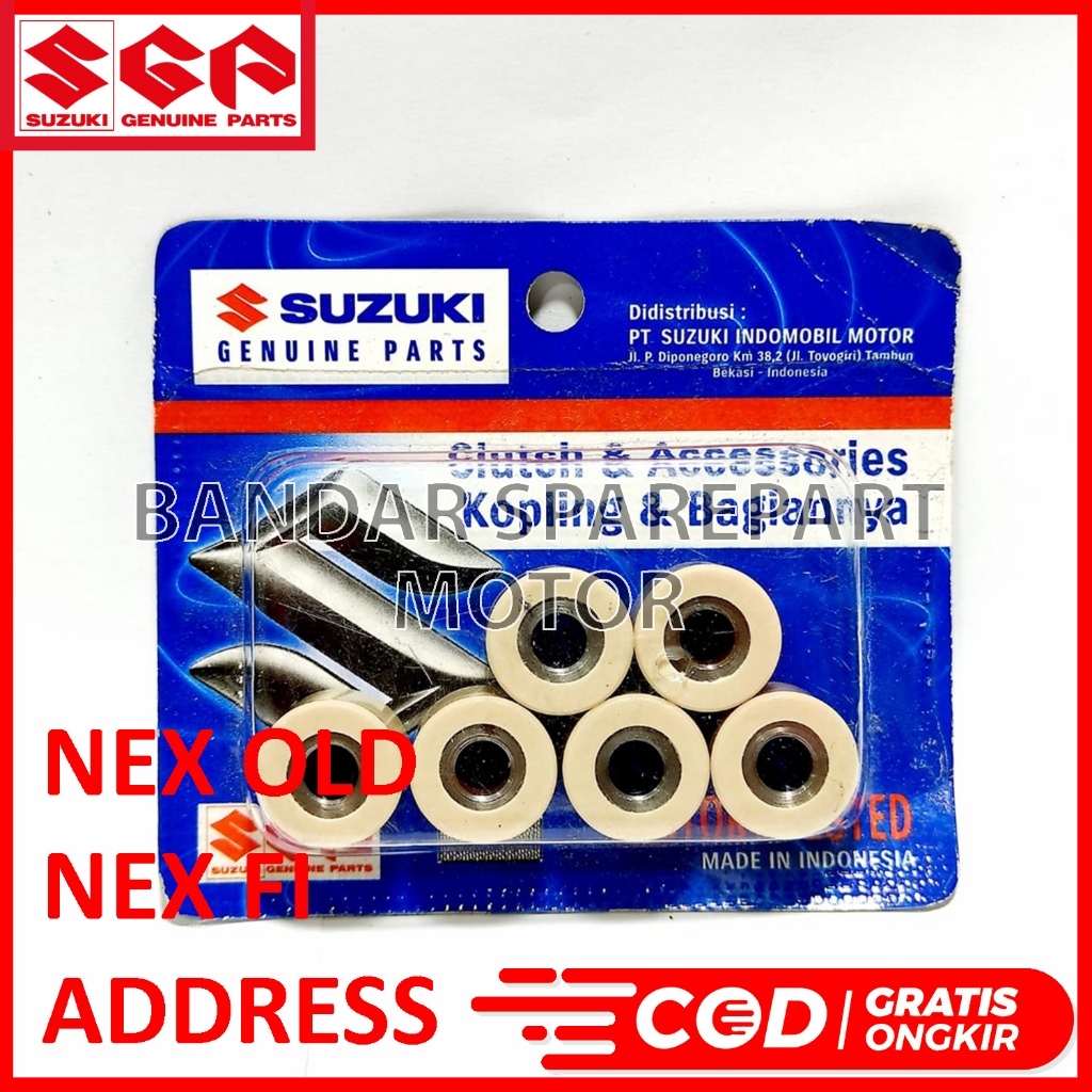 ROLLER SET SUZUKI NEX ADDRESS