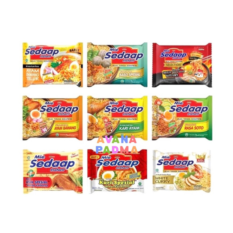 

Mie Sedaap Instan (3 Varian Rasa)