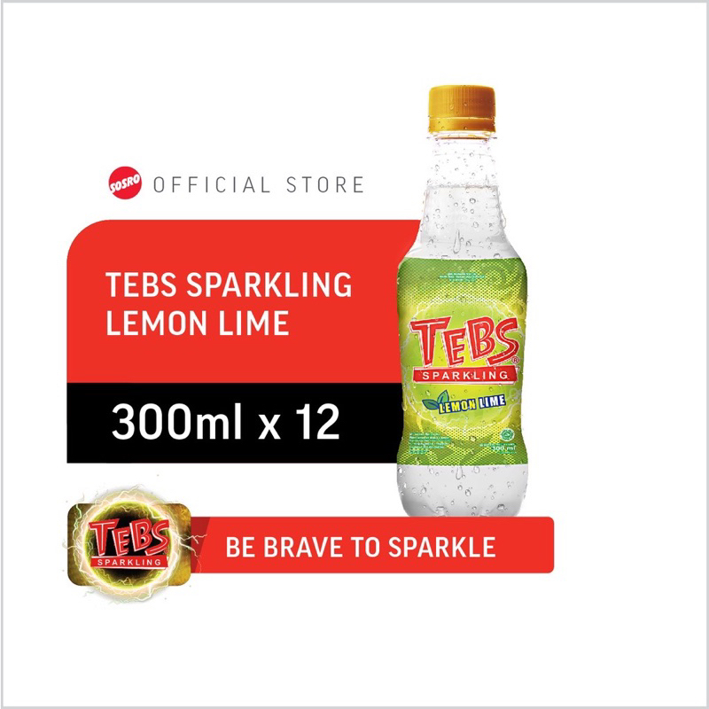 

TEBS PET Sparkling Lemon Lime 300 ml isi 12