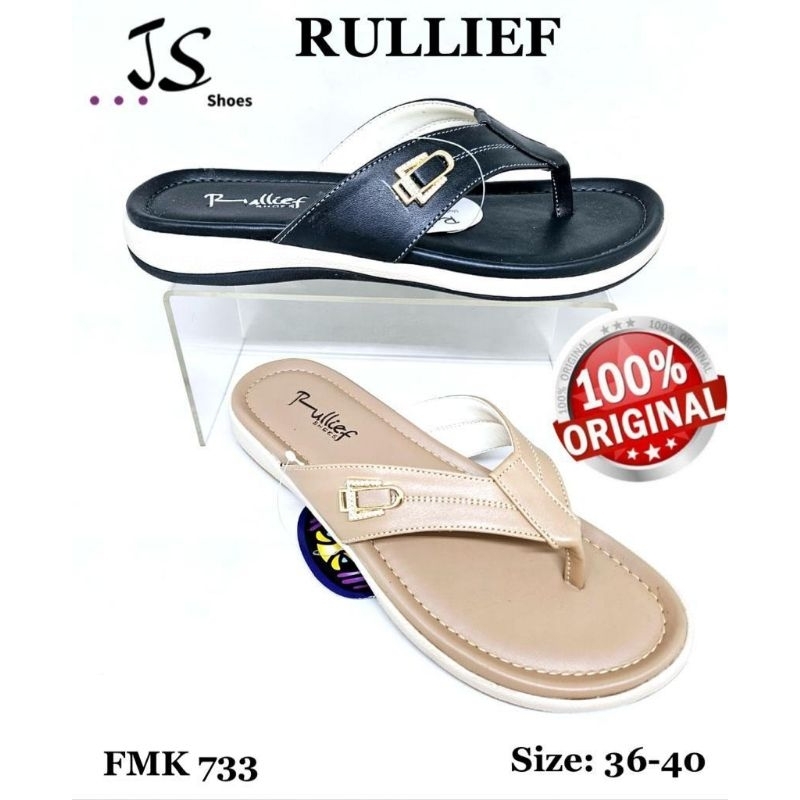 RULLIEF FMK 733 - SANDAL SLOP CASUAL WANITA DEWASA MERK RULLIEF