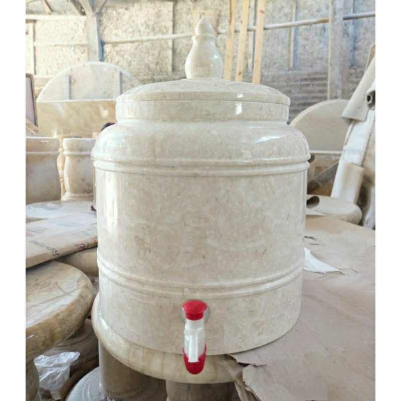 Guci Batu Marmer Untuk Tempat Air Minum Model Custome