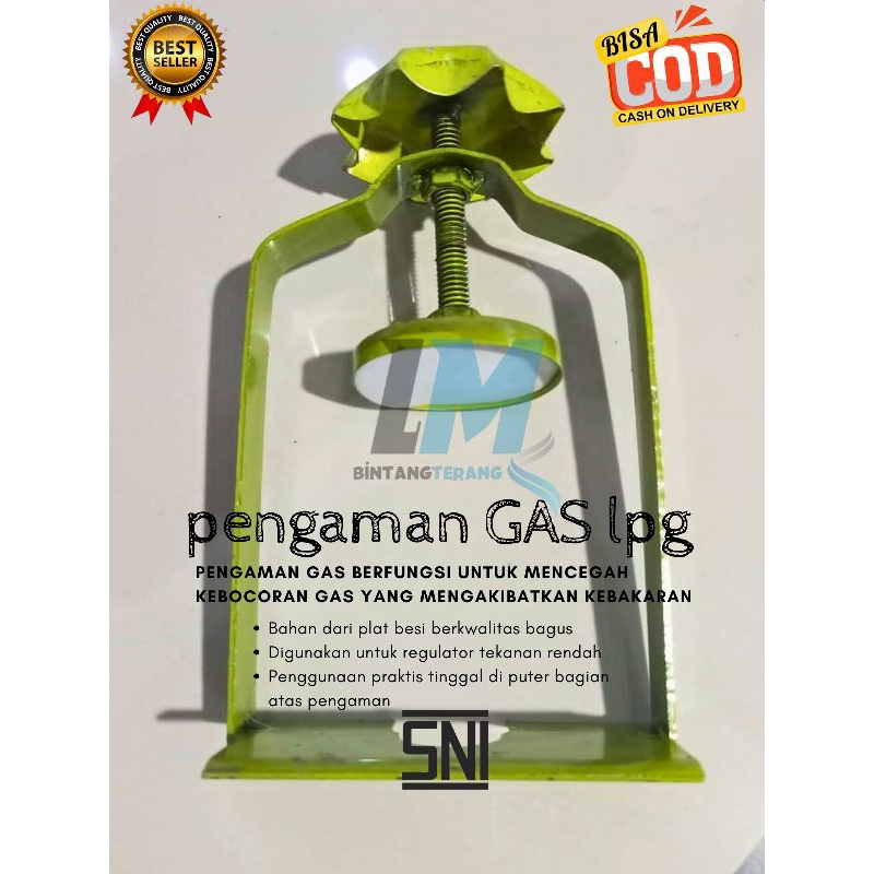 Pengaman regulator kompor gas/ Pengunci tabung gas lpg