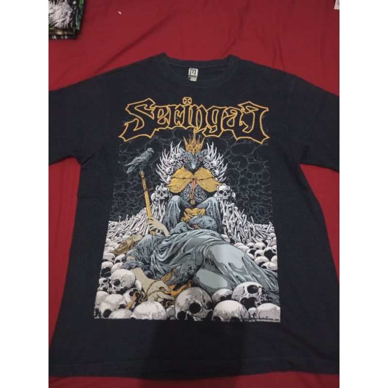 kaos band bekas ori lokal