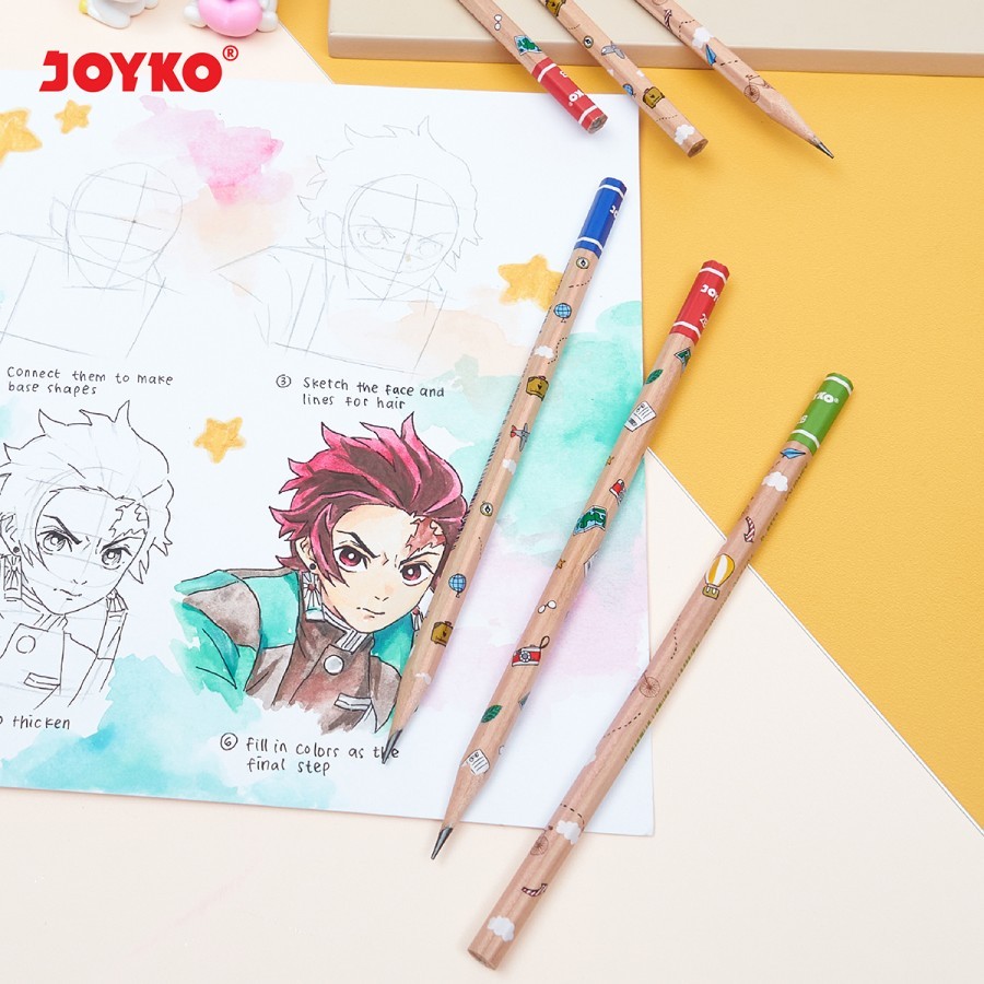 

Pensil Pencil Joyko P-8132 2B 1 Box 12 Pcs Journey