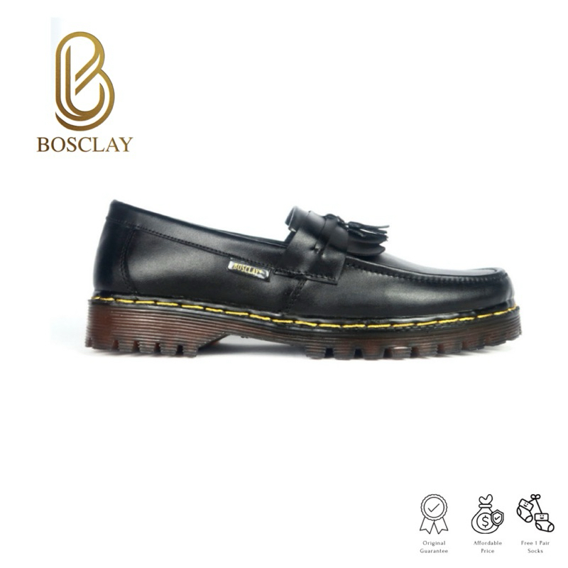 SEPATU PRIA SEPATU FORMAL SEPATU CASUAL SEPATU NIKAH SEPATU DAILY SLIP ON BOSCLAY RUBY LOAFERS