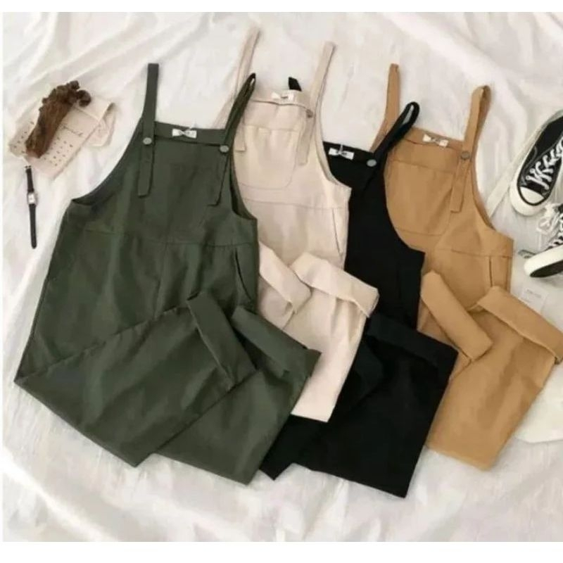 FLOW OVERALL KODOK JUMPSUIT WANITA KEKINIAN - BAJU KODOK WANITA - KASUAL KOREAN STYLE JUMSUIT KODOK