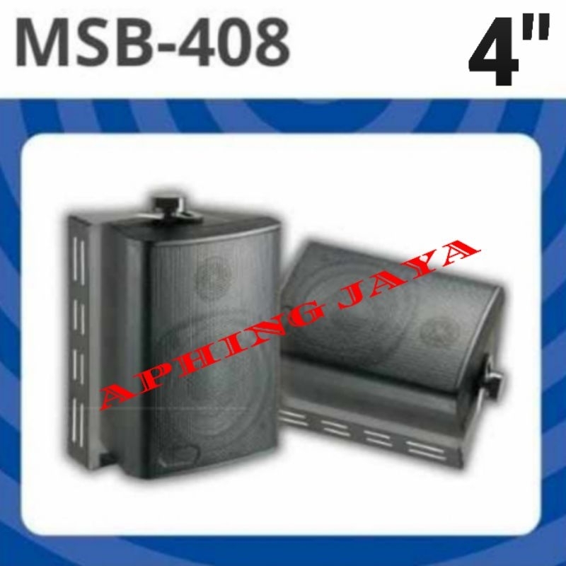Speaker Monitor / Surround Pasif FAHRENHEIT MSB-408 4"inch