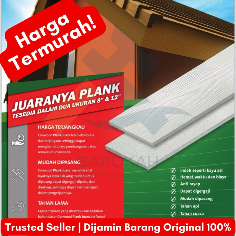 Conwood Plank Juara 8" - Texture & Plain