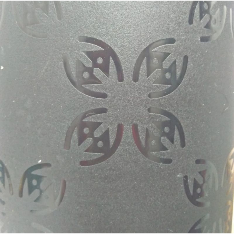 Fiber Flexilon Penutup Pagar Hitam Batik Bronze tebal 0.7 mm