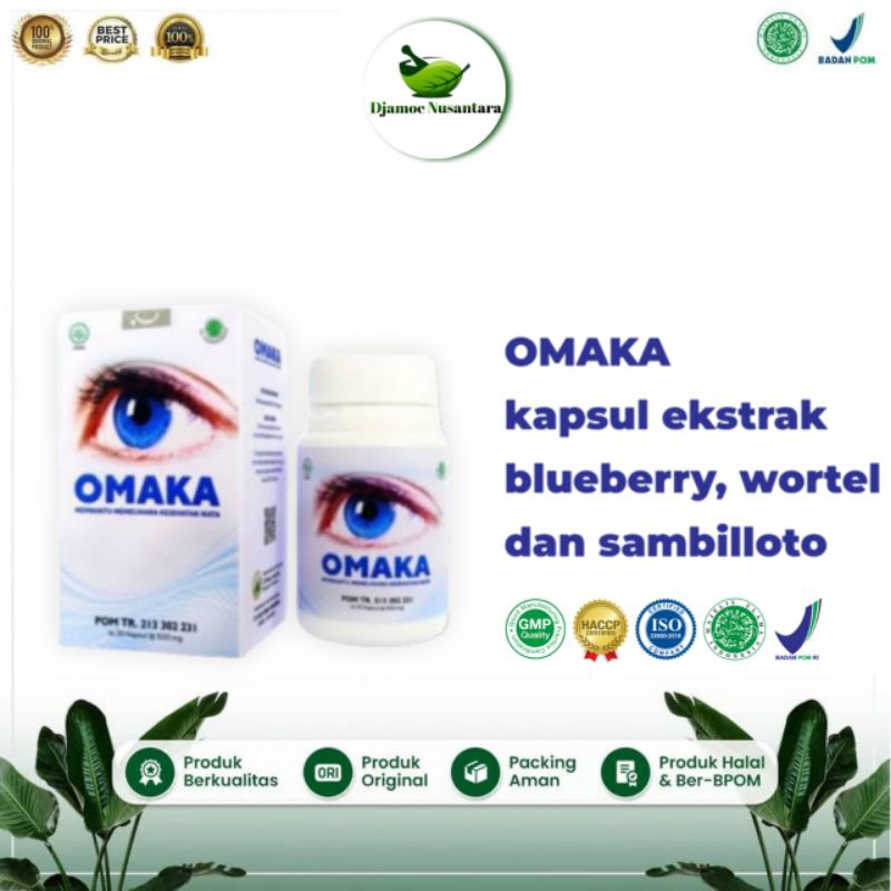 OMAKA - Kapsul Herbal Untuk Mata Katarak, Minus/Plus