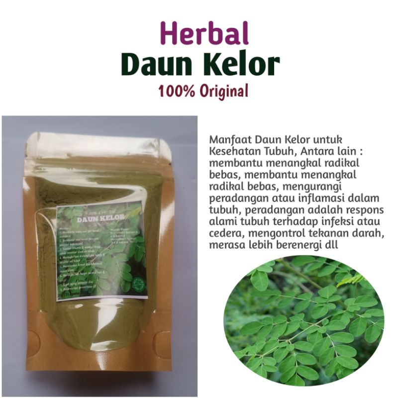 

Herbal Daun Kelor Bubuk Original