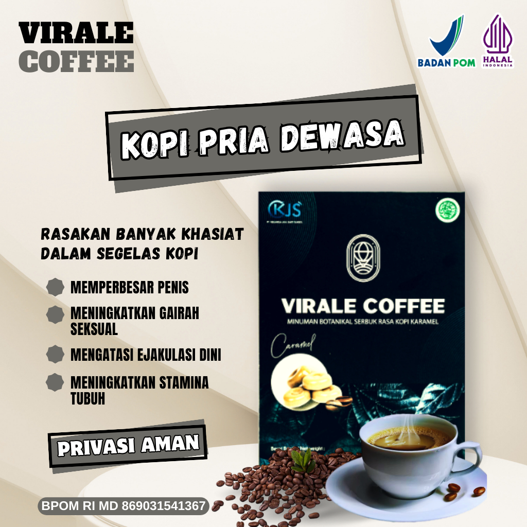 Virale Coffee Original Isi 7 Sachet Herbal Sudah Bpom