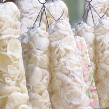 

krupuk pasir kerupuk pasir opak upil rasa bawang