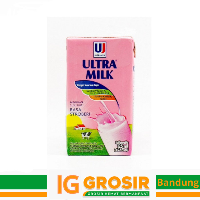 

Ultra Milk Stroberi 125ml
