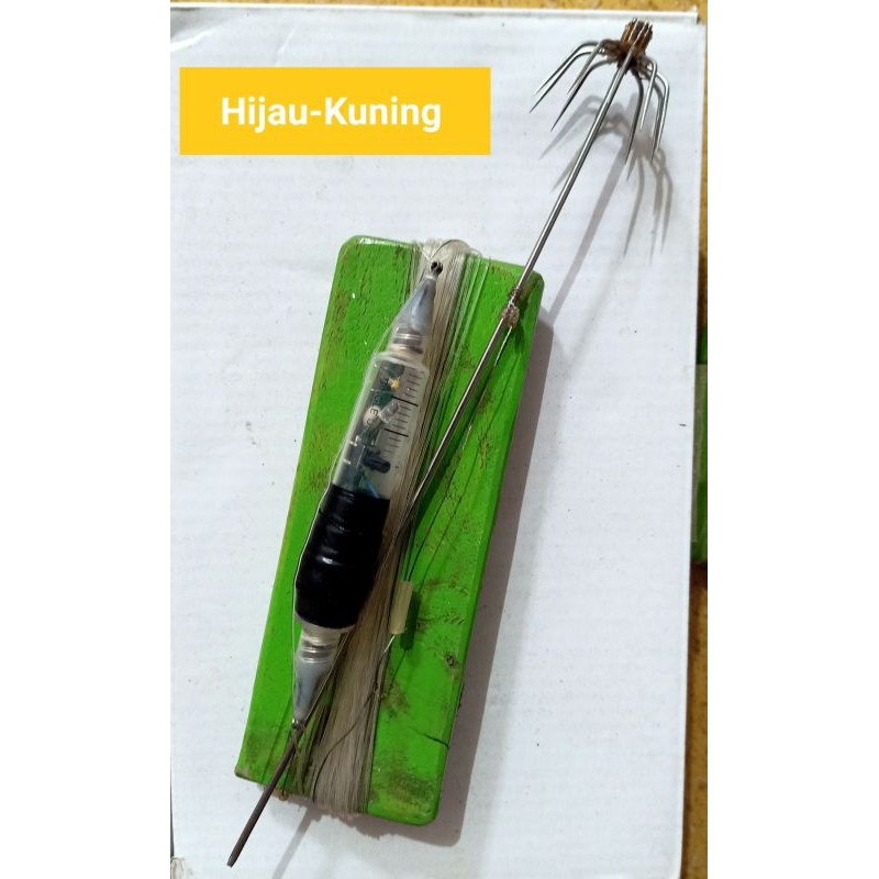 Alat pancing cumi satu set/kail pancingan cumi