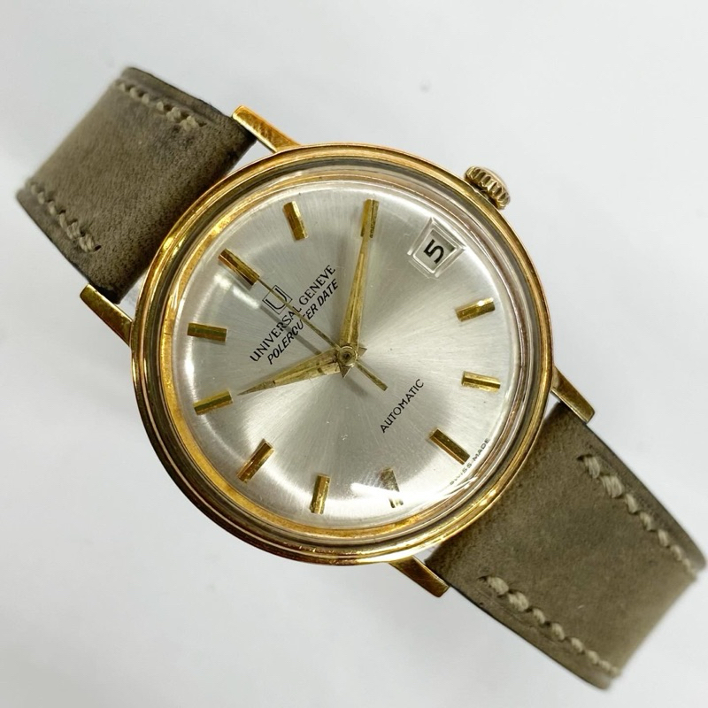 Universal Geneve Polerouter Date Solid Gold 14 K