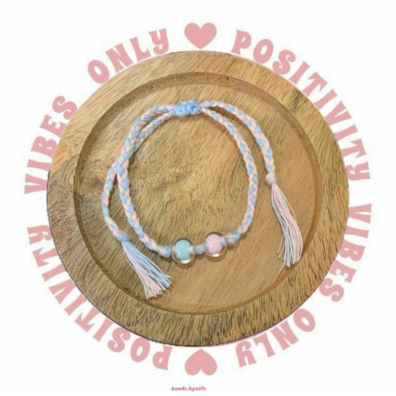 GELANG BENANG KEPANG | handmade gelang benang kepang |