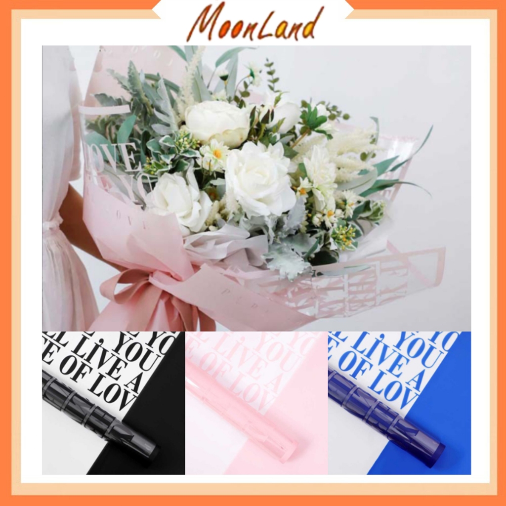 

Flower Wrapping Kertas Kertas Buket Waterproof Paper Transparent KB6124