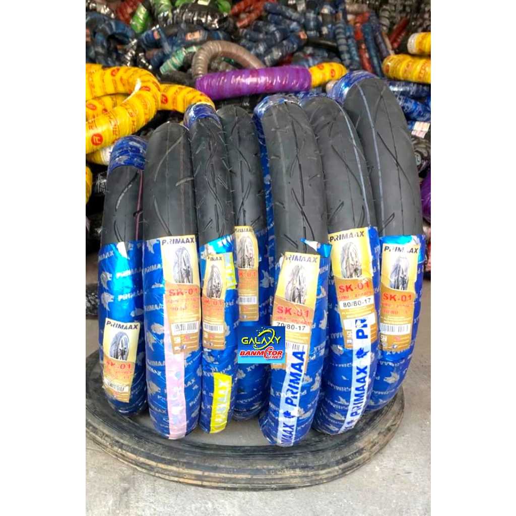 BAN PRIMAAX MOTOR MATIC 80/80-14 90/80-14 BAN MOTOR RING 14 DAN MOTOR BEBEK 50/90-17 60/80-17 70/80-