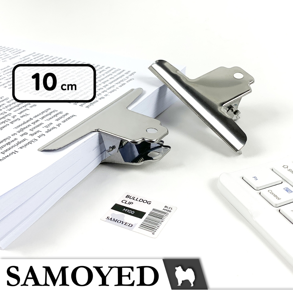 

Klip / Penjepit / Jepitan Kertas / Paper / Bulldog Clip 100 mm Samoyed BLCL-M100