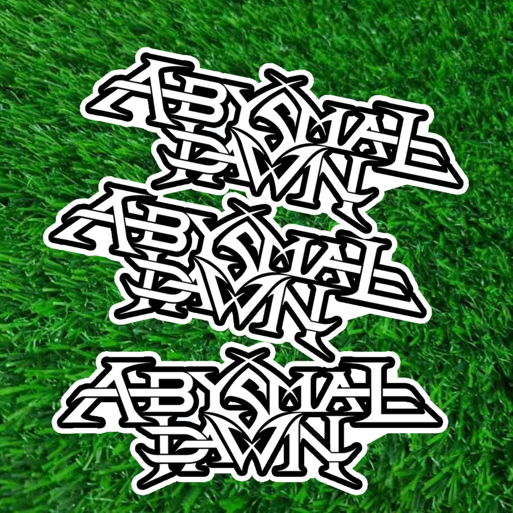 

Stiker Abysmal Dawn Logo - Sticker Band Death Metal - Stiker Cutting