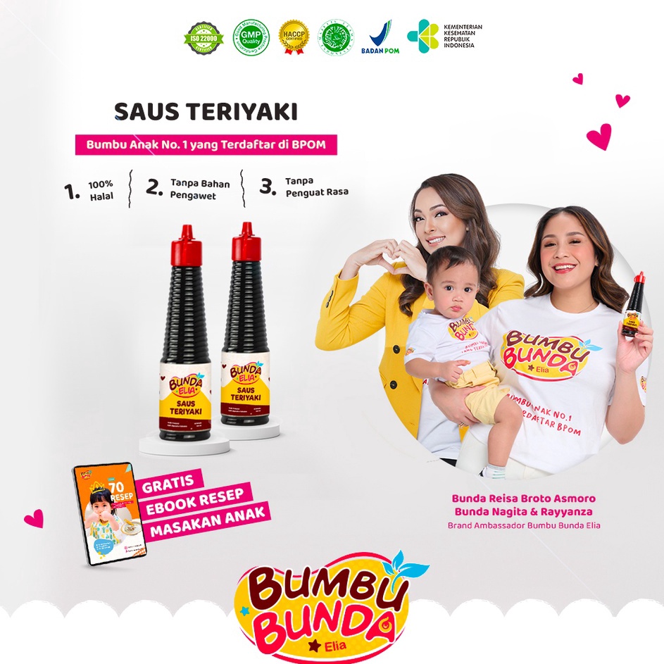 

PRODUK CCED8 Bumbu Bunda Elia Saus Teriyaki Non MSG Non Pengawet Bumbu MPASI Bumbu Anak Non MSG Saos Teriyaki Non MSG Non Pengawet Saus Teriyaki Halal CV