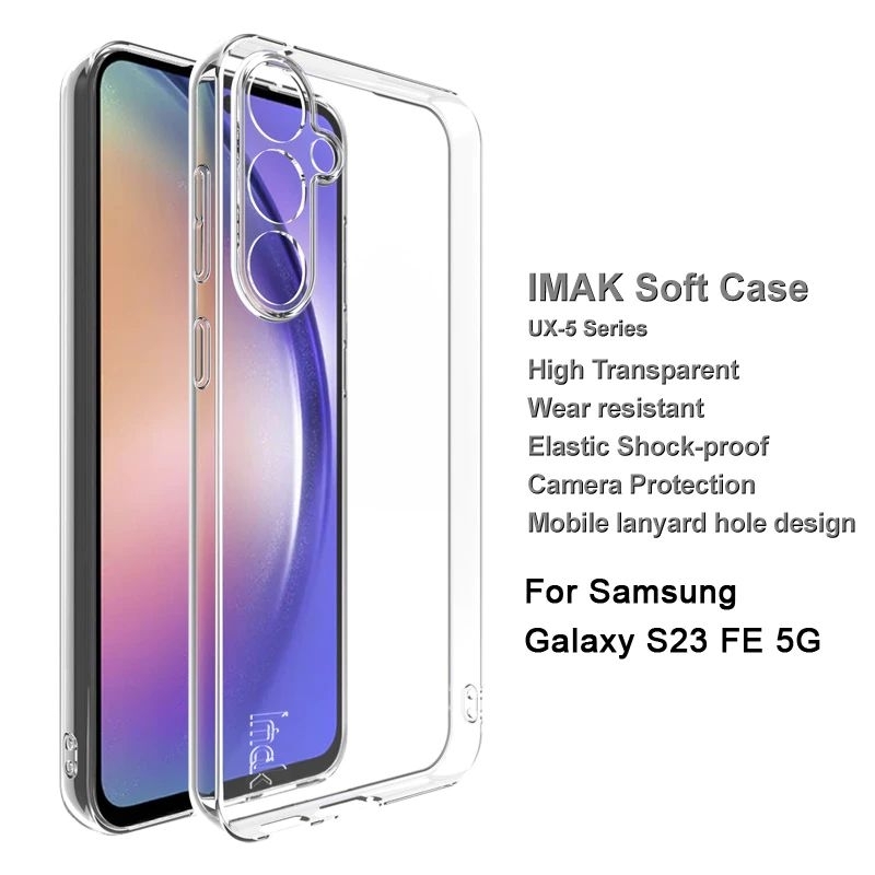 Imak Case Samsung Galaxy S23 FE 5G / S21 FE / S20 / S20 Ultra / A13 / A54 MAK UX-5 TPU Casing Siliko