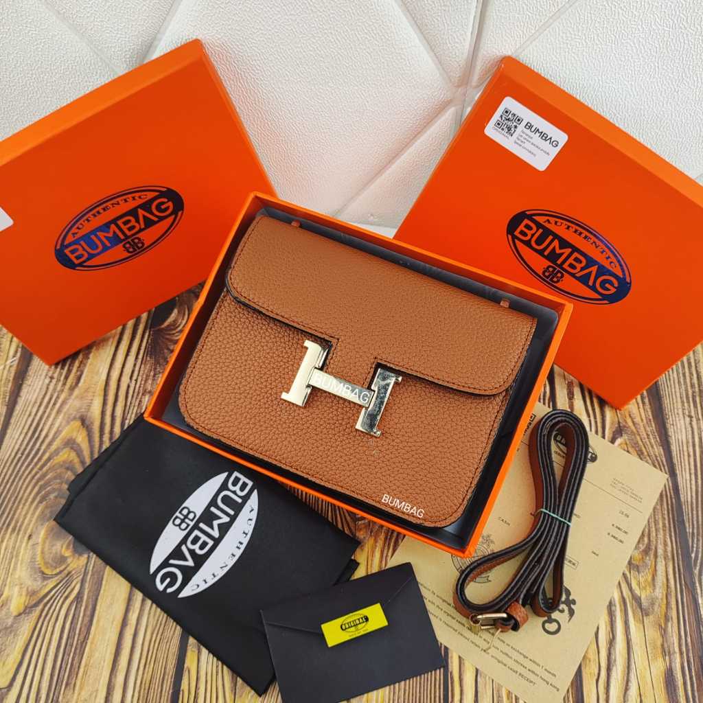 BUMBAG - TAS SELEMPANG WANITA CONSTANTIN TOGO MATIC BLACK BRAND BUMBAG ORI (100% original) FREE BOX 