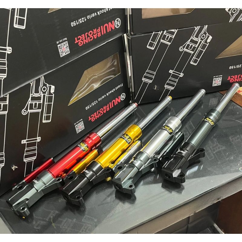 shock depan nui vario 150 shock USD nui vario 150 upside down