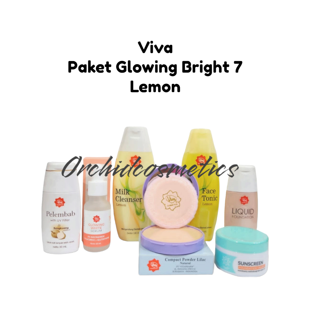 VIVA PAKET GLOWING BRIGHT 7/ VIVA PAKET SKIN CARE&MAKE UP HEMAT