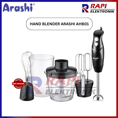 HAND BLENDER ARASHI AHB01 5IN1 / Blender Tangan Arashi