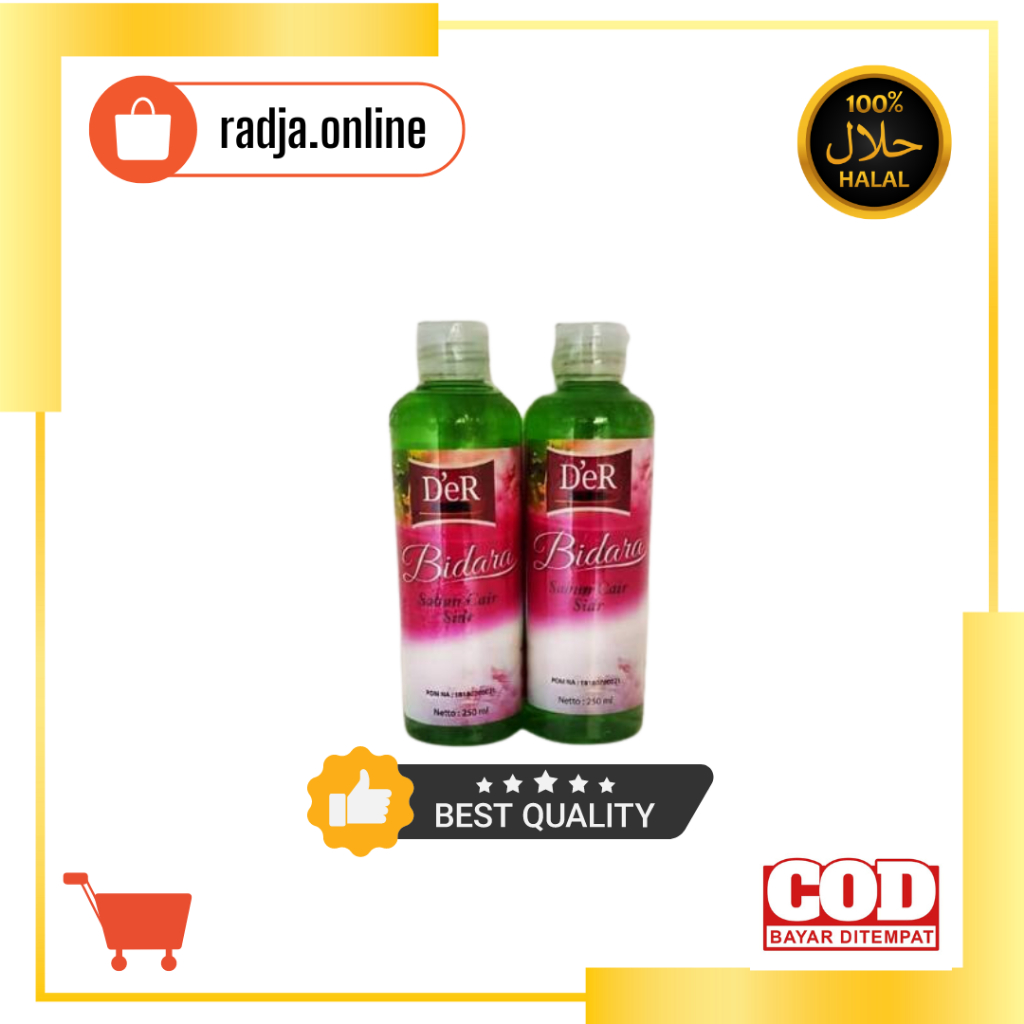 SABUN BIDARA D'eR PLATINUM CAIR // SABUN CAIR HERBAL