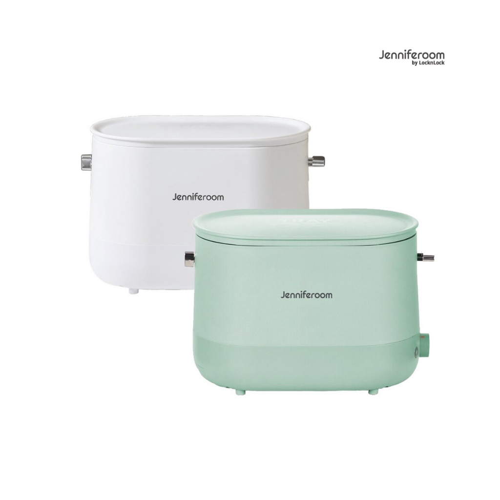 Jenniferoom by LocknLock JR-T900 Pop Up Toaster - Putih (JR-T900WH) dan Hijau (JR-T900OV)