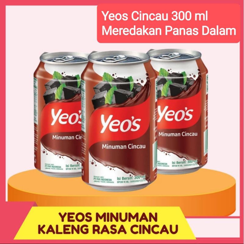 

ECER Yeos CINCAU LECI/KUNDUR/ORI Kaleng 300 ml tanpa pengawet