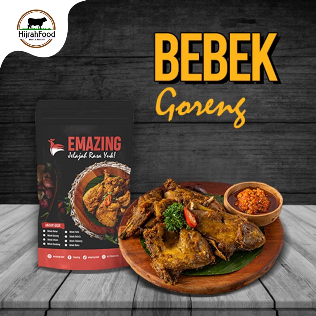 

Emazing Bebek Goreng Siap Masak Higienis Frozen Food 900 gram